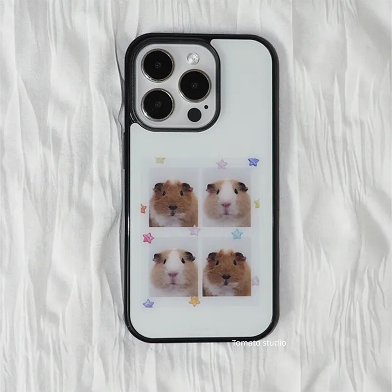 Phone Cases Durable - Korean Ins Guinea Pig Head Sticker