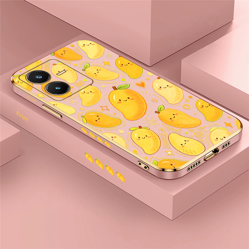 Luxury Plating Case - Phone Case For Vivo Y21 Y21E