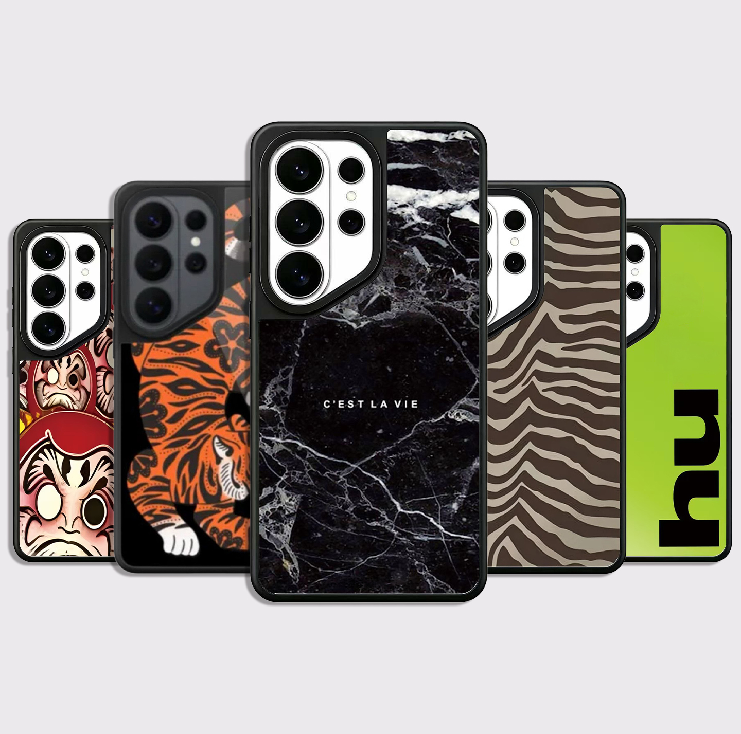 Phone Cases Zebra - Black White Marble Zebra Pattern Mirror
