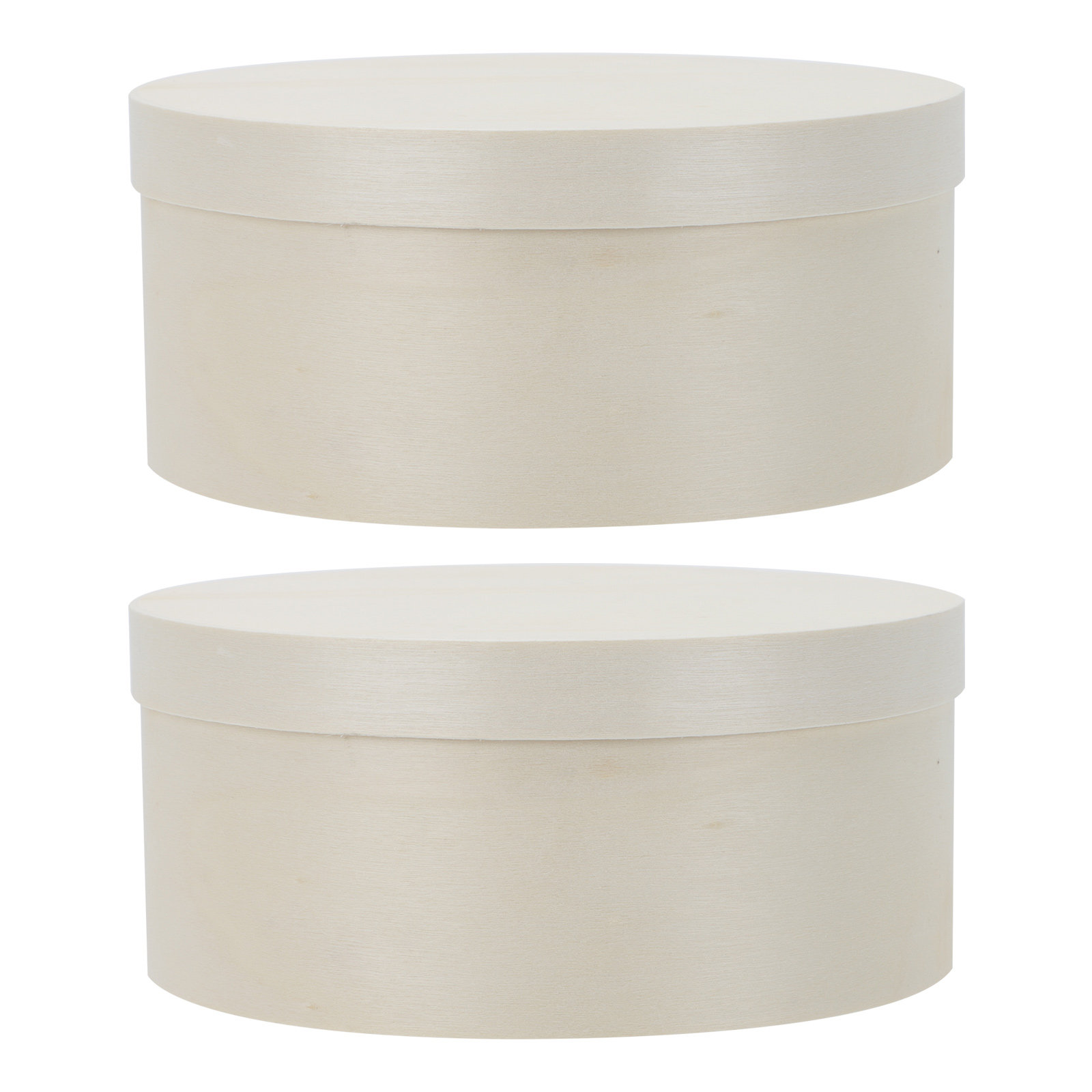Biodegradable Eco Case - 2Pcs Round Cake Storage Box Eco