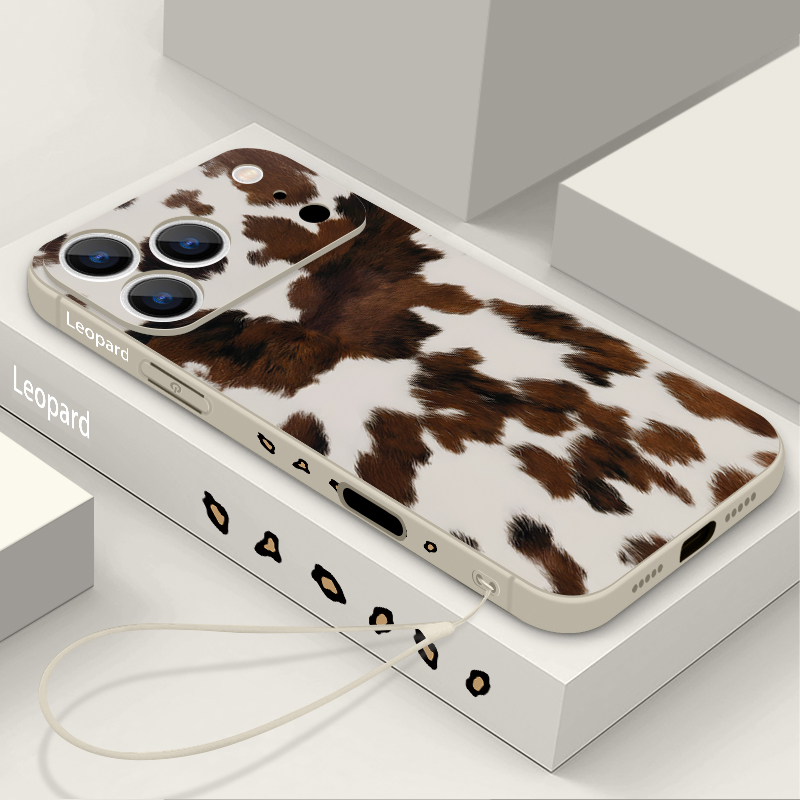 Phone Cases For Iphone 13 - Leopard Print TPU Phone Case For