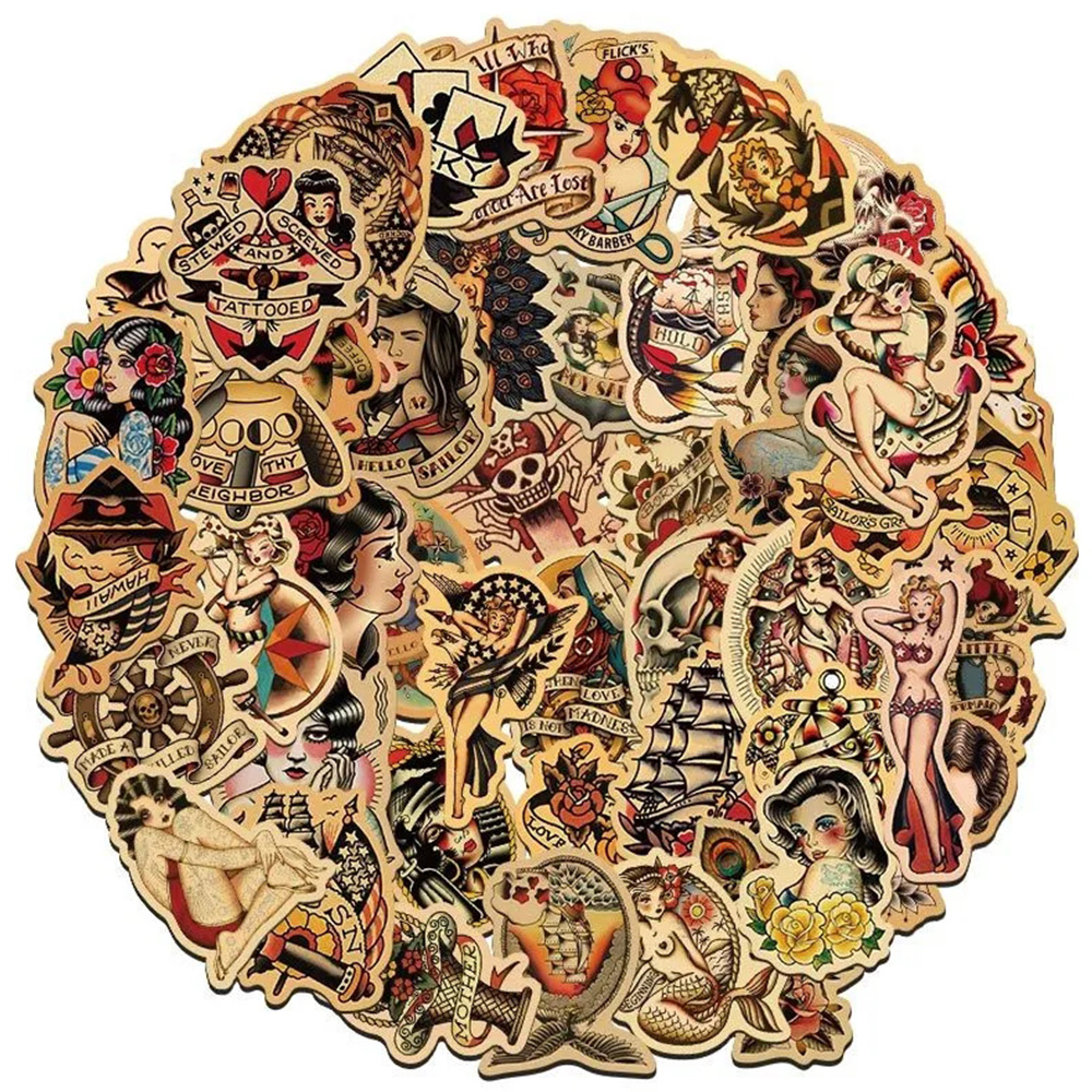 Phone Cases Cool Girl - 10/30/50/100pcs Vintage Old School Pin Up