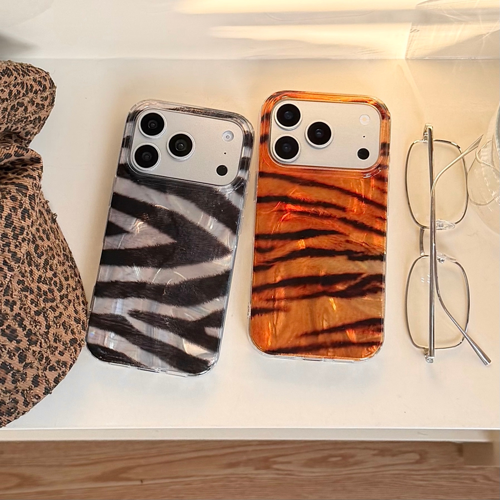 Phone Cases Zebra - Fun Advanced Zebra Orange Tiger Texture