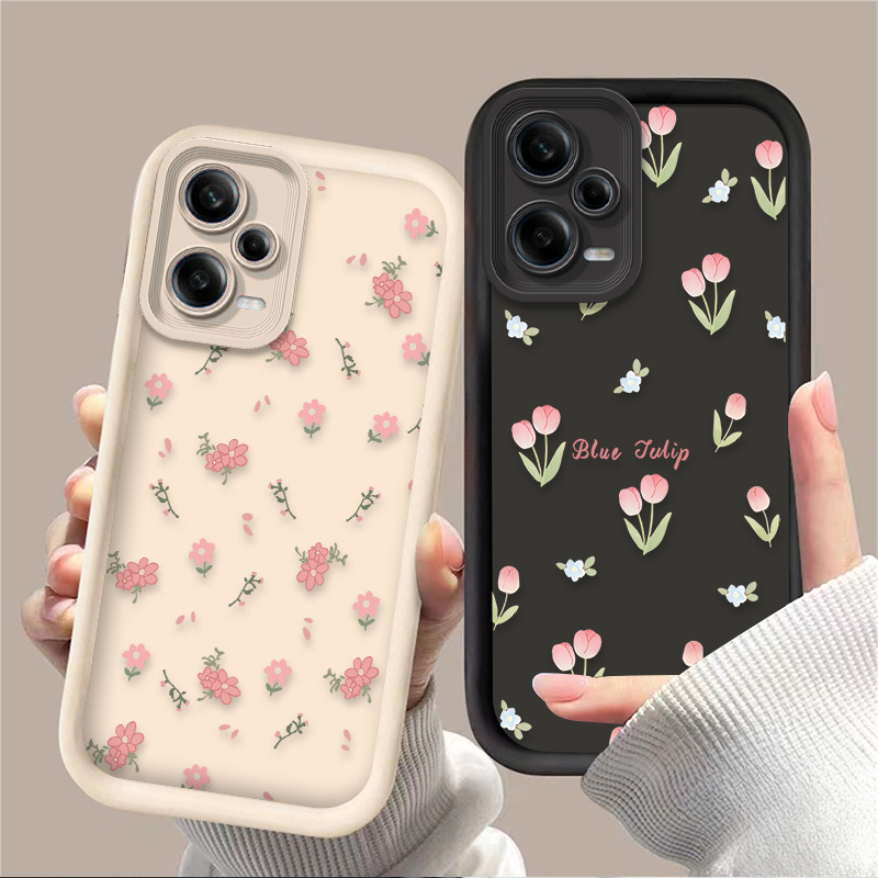 Phone Cases Redmi - Retro Tulip Flower Phone Case for