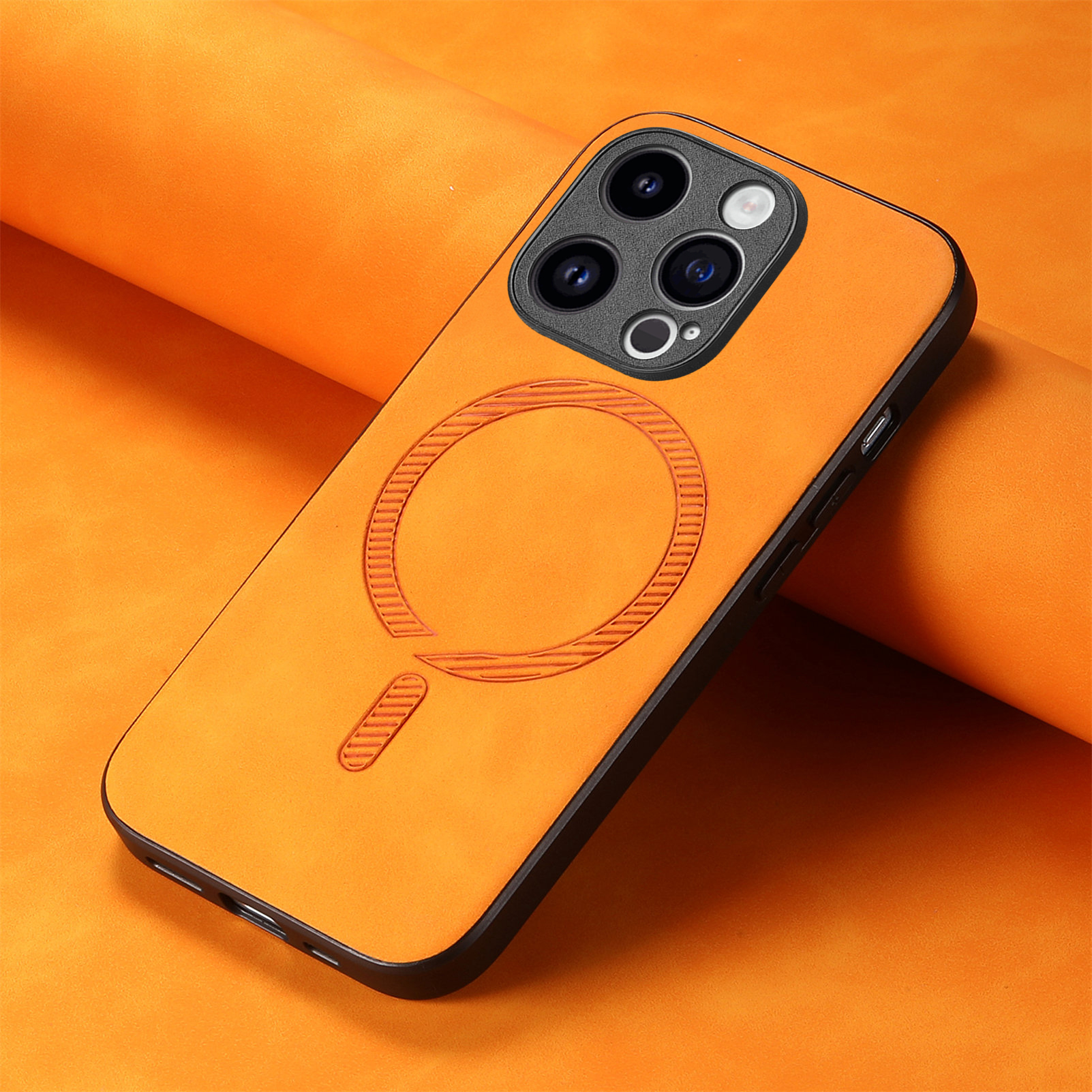 Phone Cases That Charge Your Phone - Magnetic Wireless Charging Leather For Magsafe