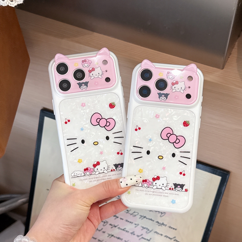 Phone Cases Hello Kitty - 3D Stereoscopic Cute Cartoon Sanrio Hello