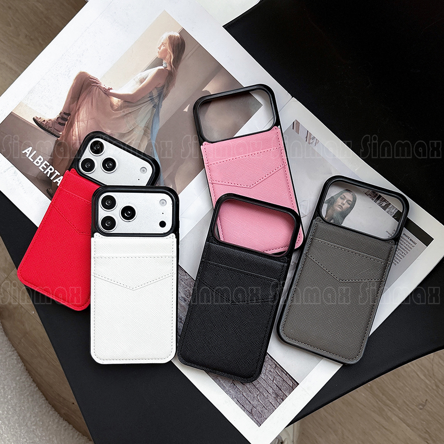 Leather Folio Wallet Case - Classic Business Wallet Phone Case for