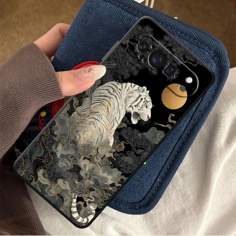 Phone Cases Pixel 10 Pro - White Tiger Funda Phone Cover Case