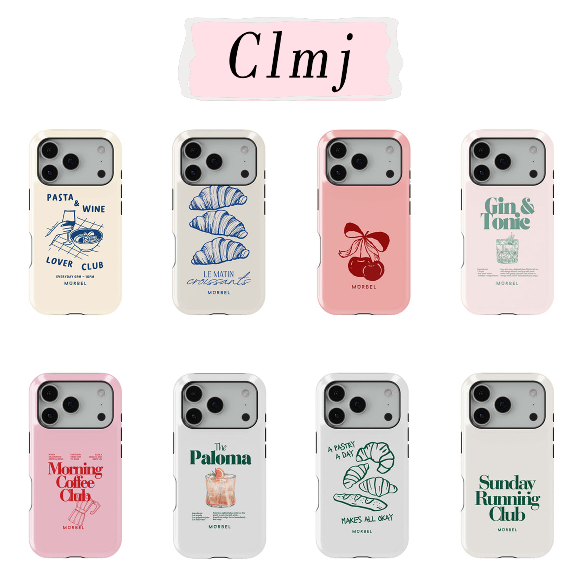 Phone Cases Zebra - Luxury Clmj Cute croissant Phone Case