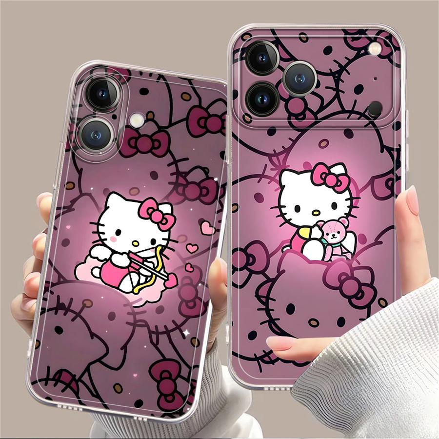 Phone Cases Hello Kitty - Sanrio Hello Kitty Clear Soft Silicone