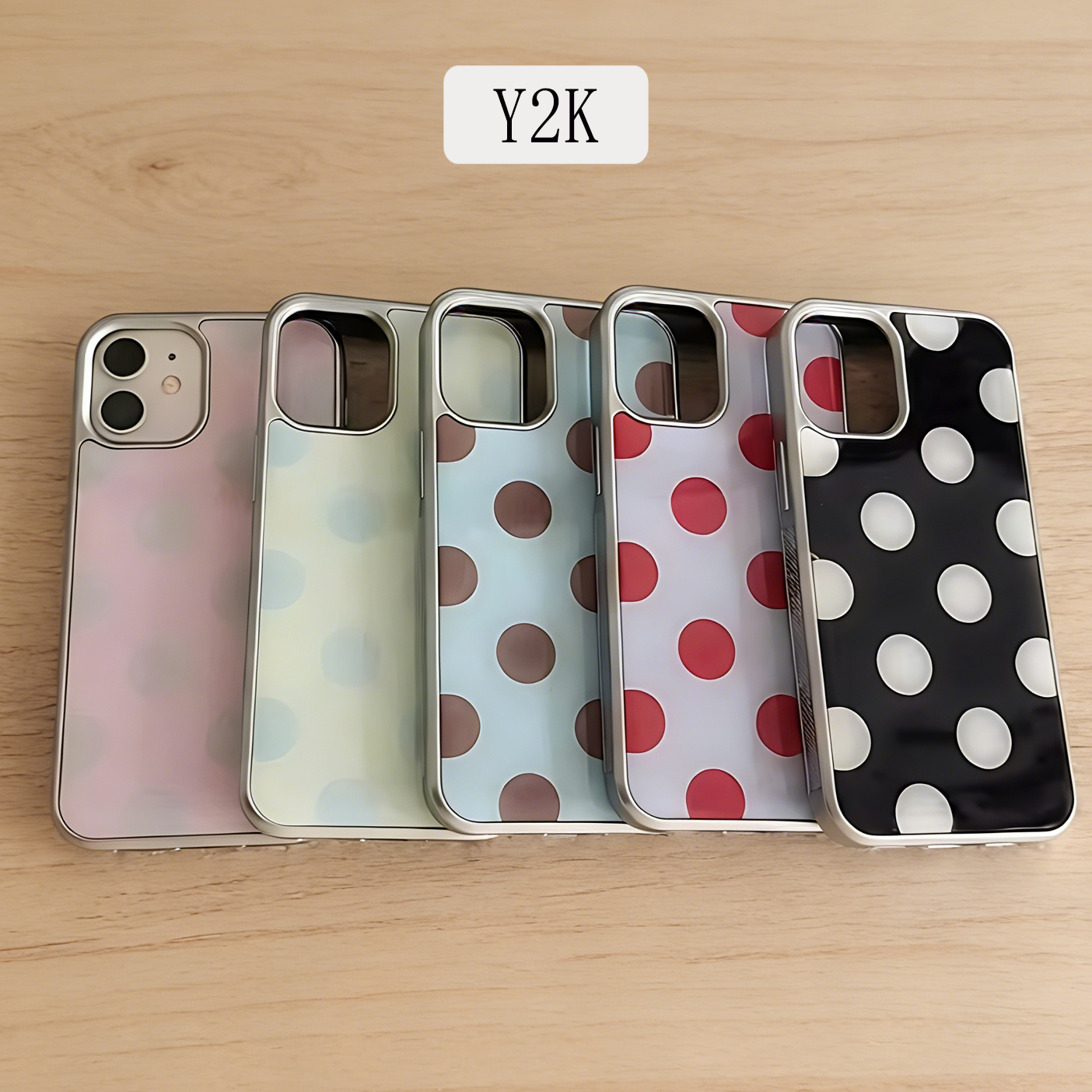 Korean Ins Polka Dot Phone Cas – Phone Cases That Charge Your Phone recenzja i cena