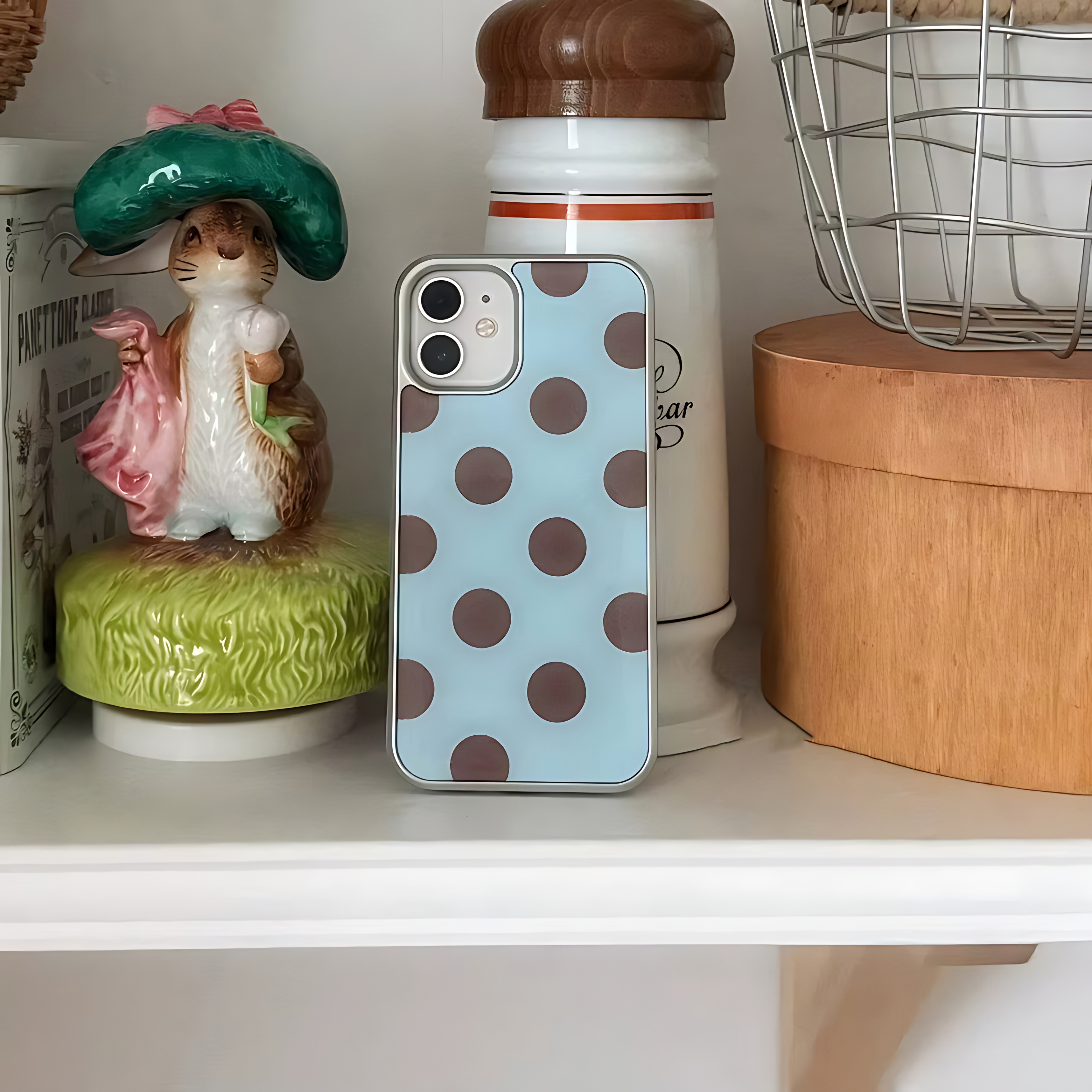 Korean Ins Polka Dot Phone Cas – Phone Cases That Charge Your Phone recenzja i cena