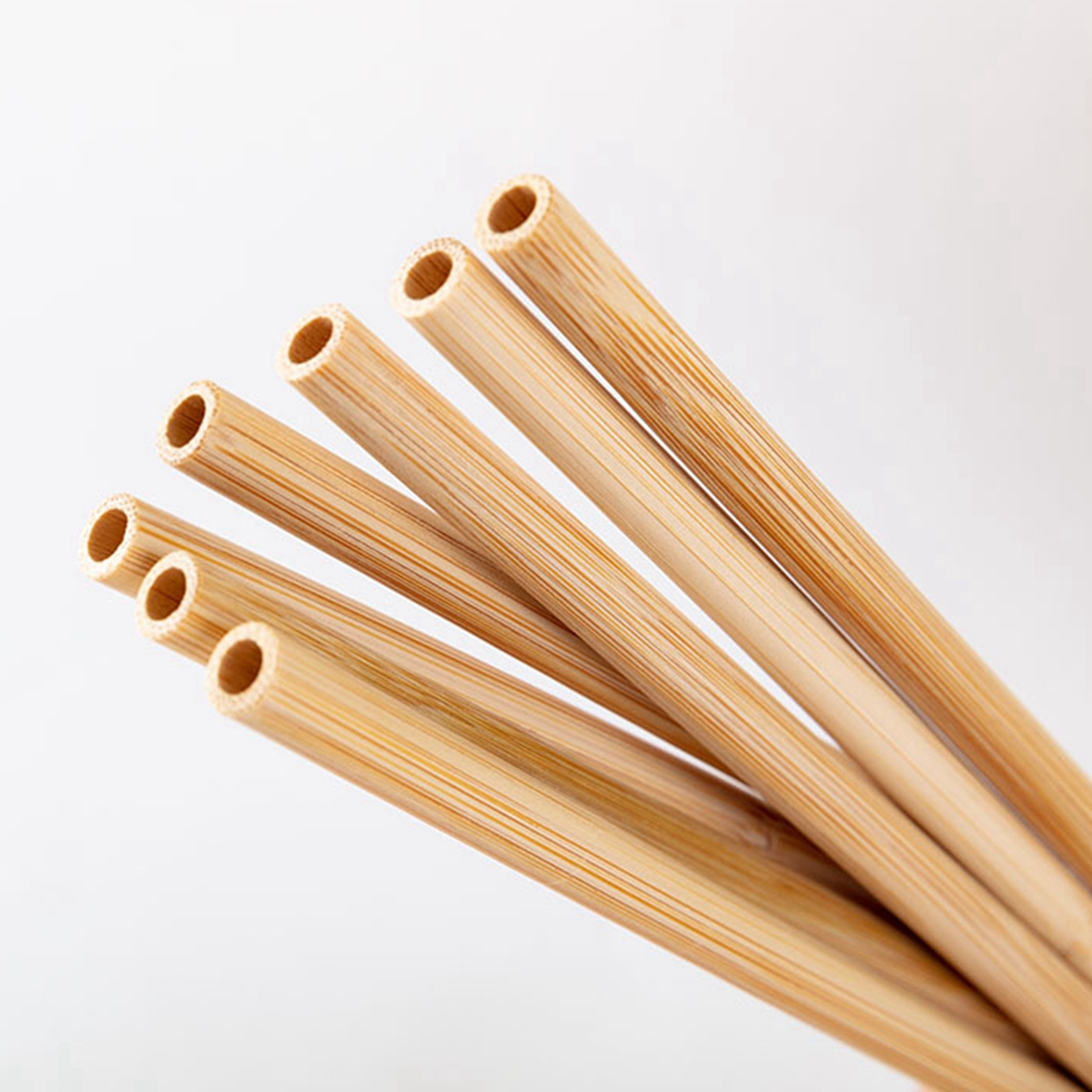 10Pcs Natural Bamboo Straw Reu – Biodegradable Eco Case recenzja i cena