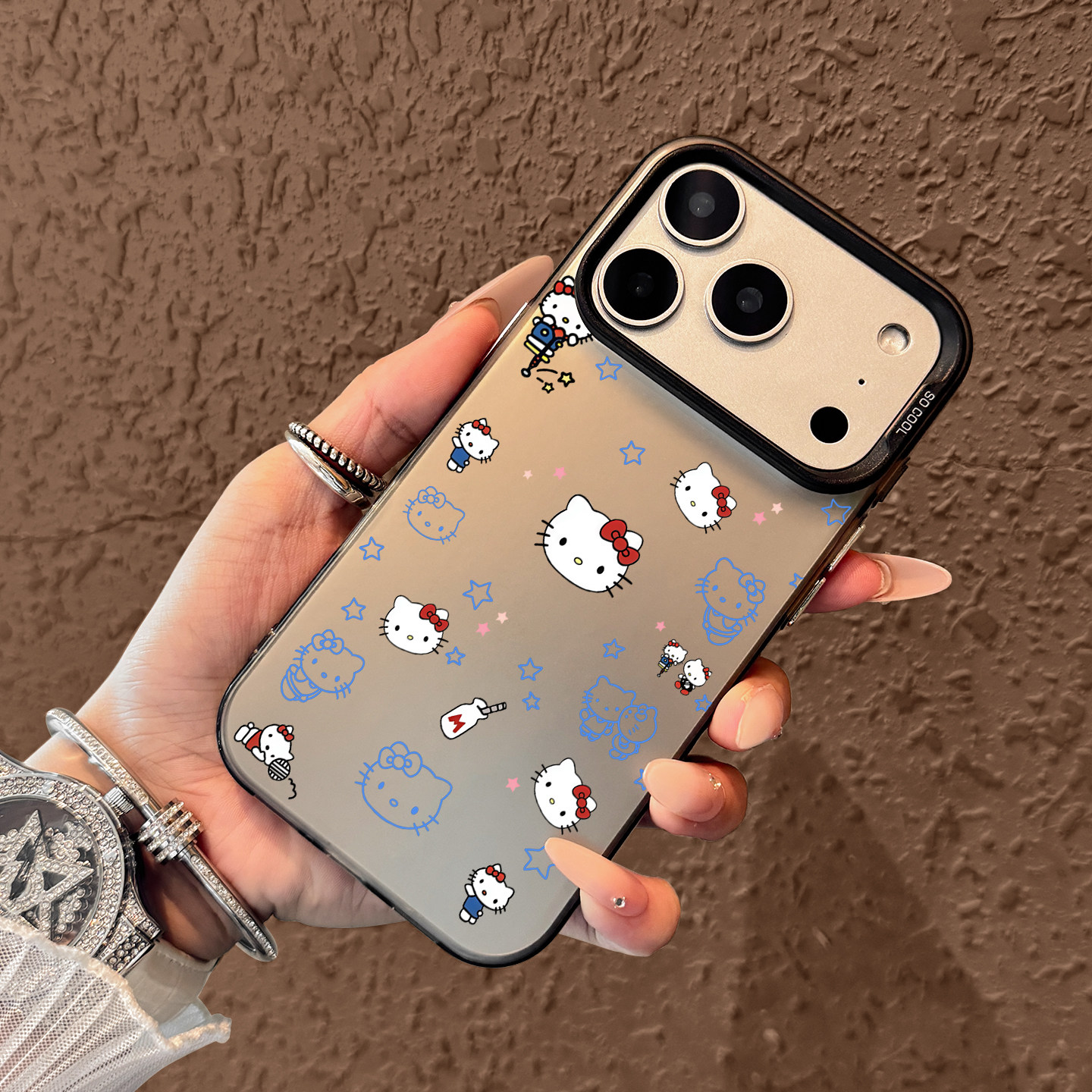 Cute Blue Hello Kitty Pattern  – Phone Cases Hello Kitty recenzja i cena