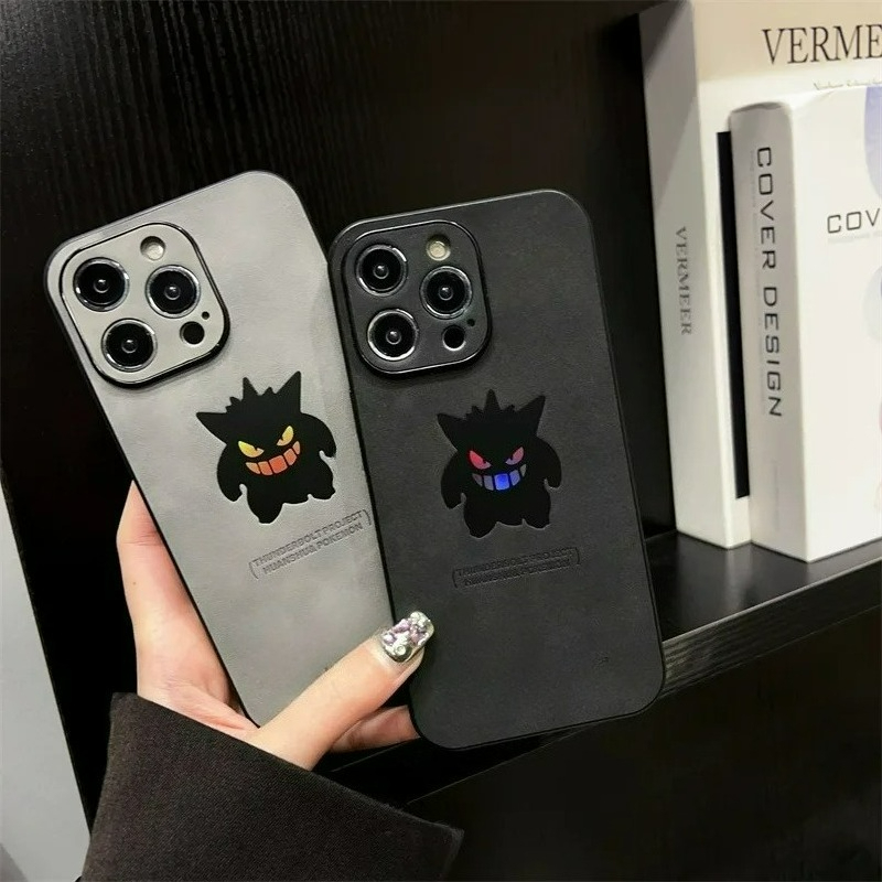 Cartoon Anime Gengar Leather T – Phone Cases Leather recenzja i cena