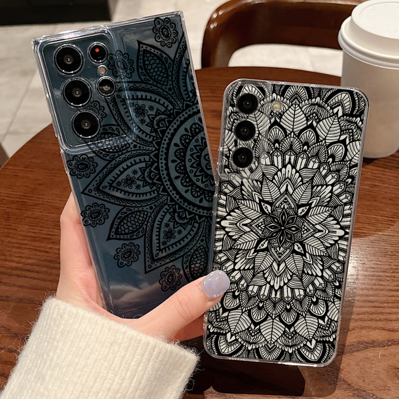 Retro Mandala Flower Case For  – Phone Cases Samsung recenzja i cena