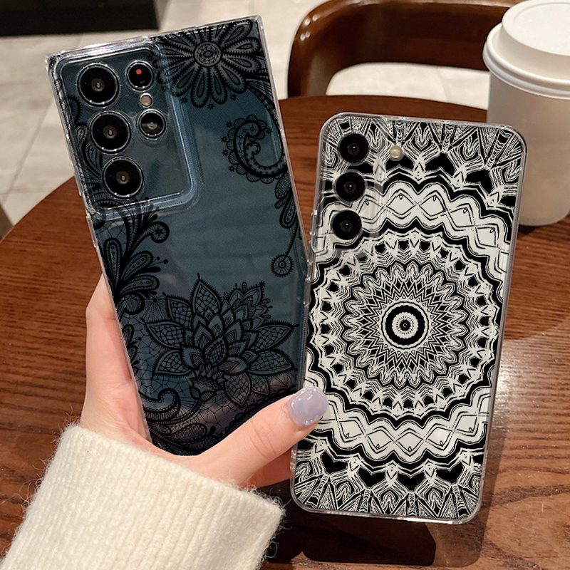Retro Mandala Flower Case For  – Phone Cases Samsung recenzja i cena