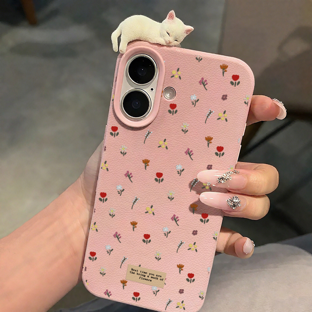 Cute Floral Soft Silicone Phon – Phone Cases Leather recenzja i cena