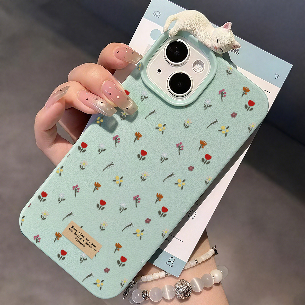 Cute Floral Soft Silicone Phon – Phone Cases Leather recenzja i cena