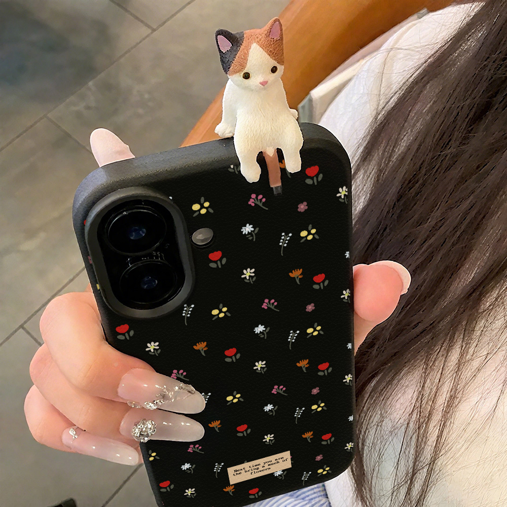 Cute Floral Soft Silicone Phon – Phone Cases Leather recenzja i cena