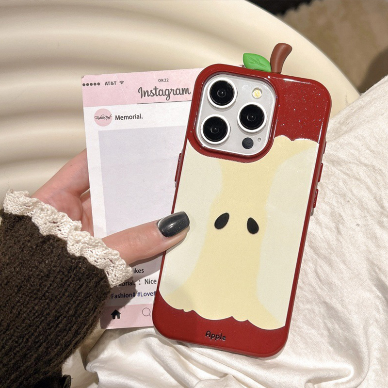 2026 Cute Bitten Apple Core Ph – Phone Cases Quirky recenzja i cena