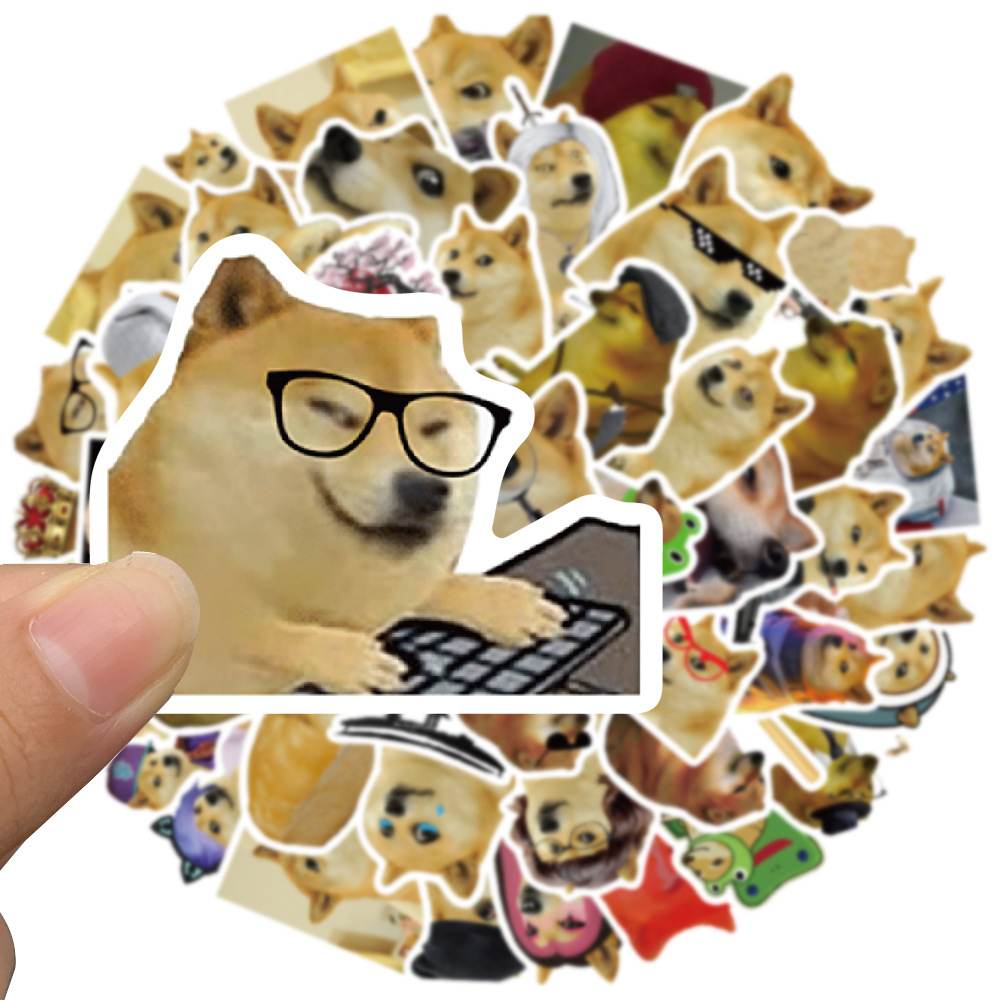 50Pcs Funny Doge MEME Stickers – Phone Cases Kids recenzja i cena