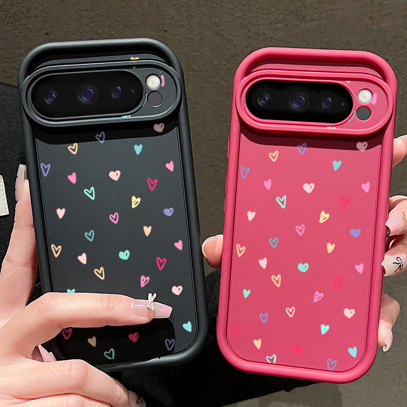Colorful Little Hearts Soft Ca – Phone Cases Pixel 10 Pro recenzja i cena