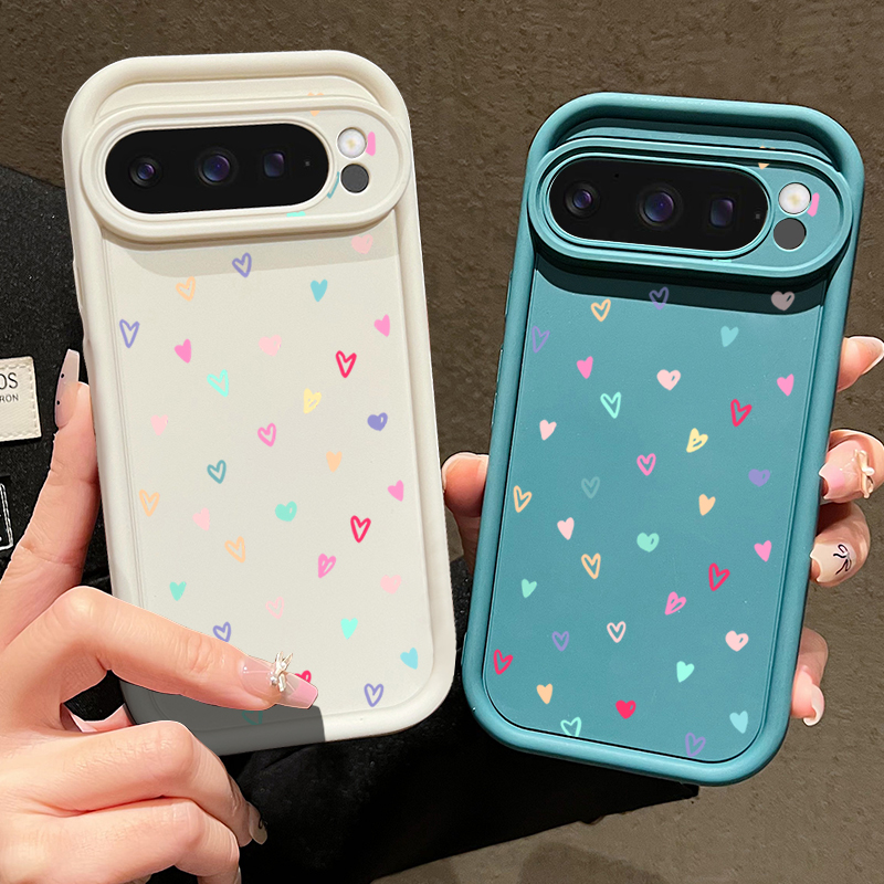 Colorful Little Hearts Soft Ca – Phone Cases Pixel 10 Pro recenzja i cena
