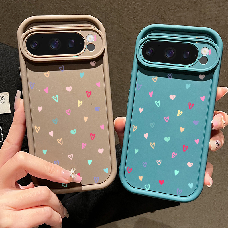 Colorful Little Hearts Soft Ca – Phone Cases Pixel 10 Pro recenzja i cena