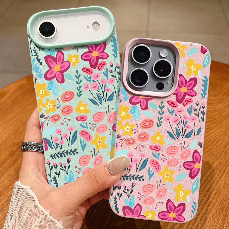 Colorful Flowers Phone Case Fo – Phone Cases Leather recenzja i cena