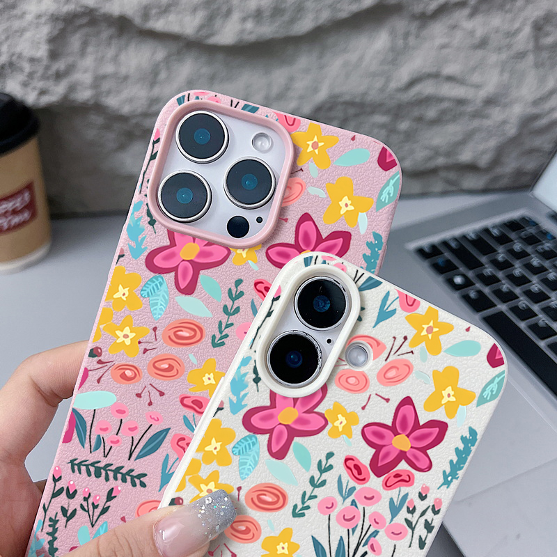 Colorful Flowers Phone Case Fo – Phone Cases Leather recenzja i cena