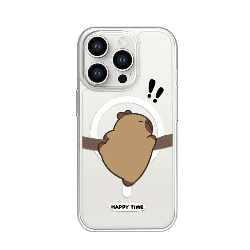 Cute Funny Tree Climbing Capib – Phone Cases Quirky recenzja i cena