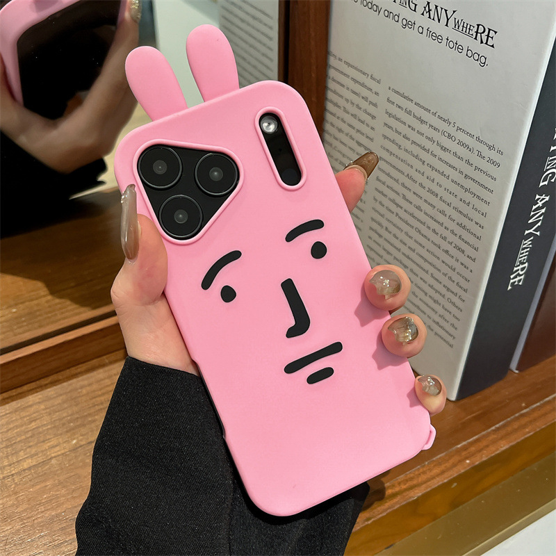 Kawaii 3D Funny Cartoon Pink E – Phone Cases Quirky recenzja i cena