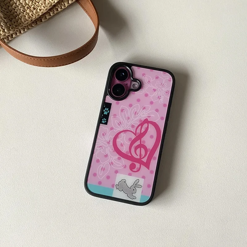 Fashion Cute Girl Pink Rabbit  – Phone Cases Cool Girl recenzja i cena