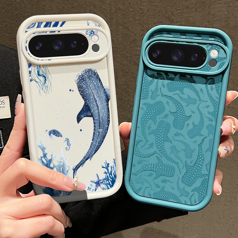 Ocean Whale Patterned TPU Phon – Phone Cases Pixel 10 Pro recenzja i cena
