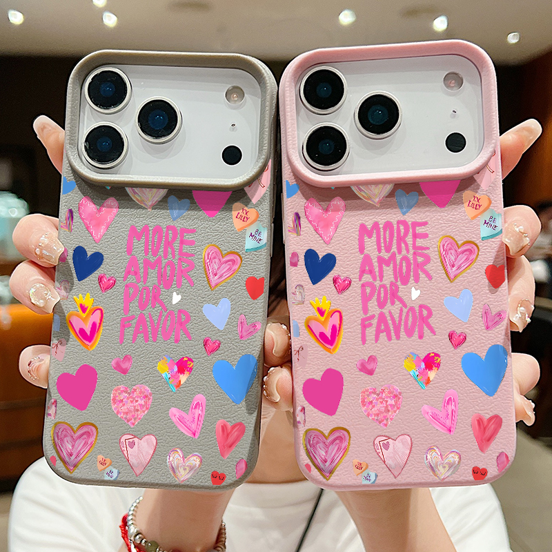 Heart Print Soft Phone Case Fo – Phone Cases Leather recenzja i cena
