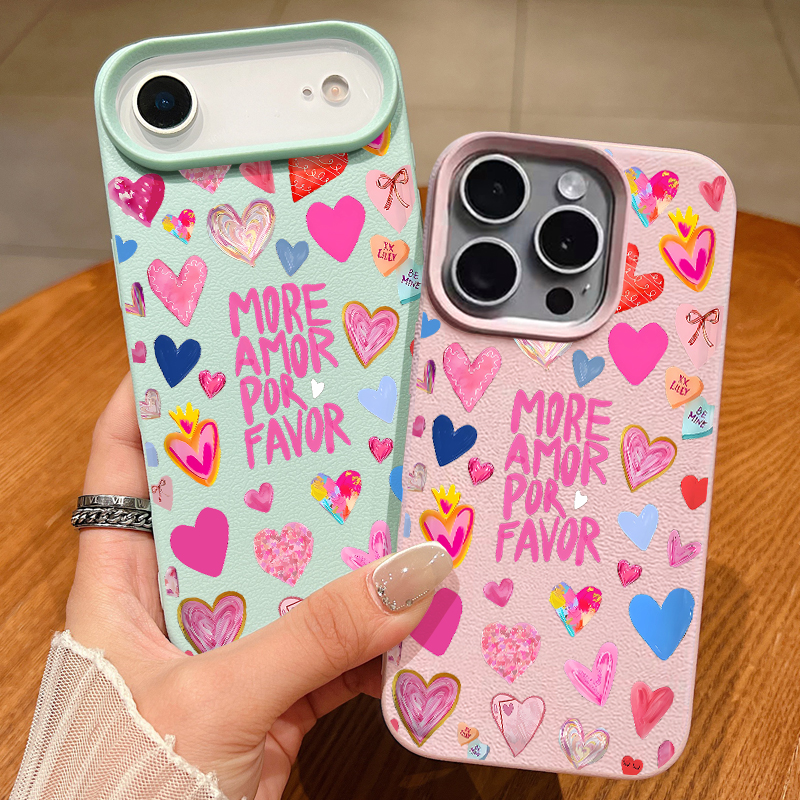Heart Print Soft Phone Case Fo – Phone Cases Leather recenzja i cena