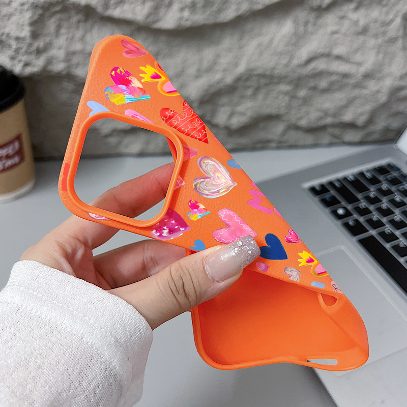 Heart Print Soft Phone Case Fo – Phone Cases Leather recenzja i cena