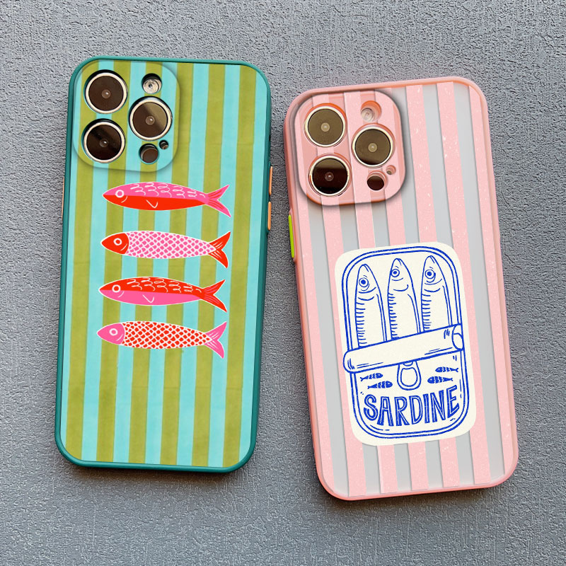 Sardines Color Fish Funny Phon – Phone Cases Quirky recenzja i cena