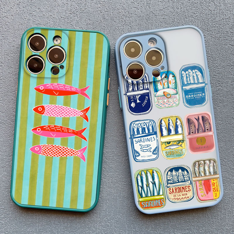 Sardines Color Fish Funny Phon – Phone Cases Quirky recenzja i cena