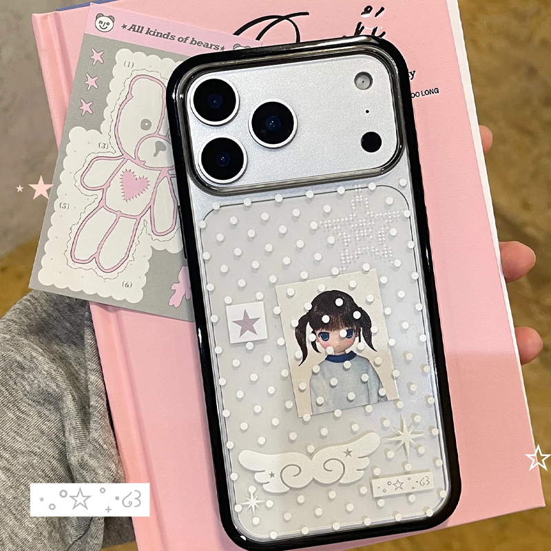 Ins Korean Girl Polka Dots Win – Phone Cases Cool Girl recenzja i cena
