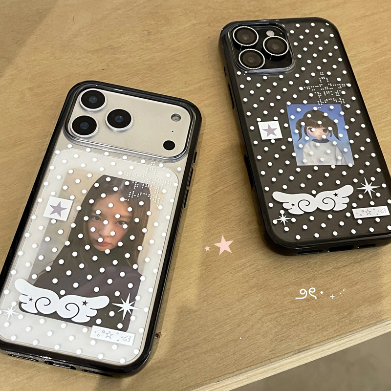 Ins Korean Girl Polka Dots Win – Phone Cases Cool Girl recenzja i cena