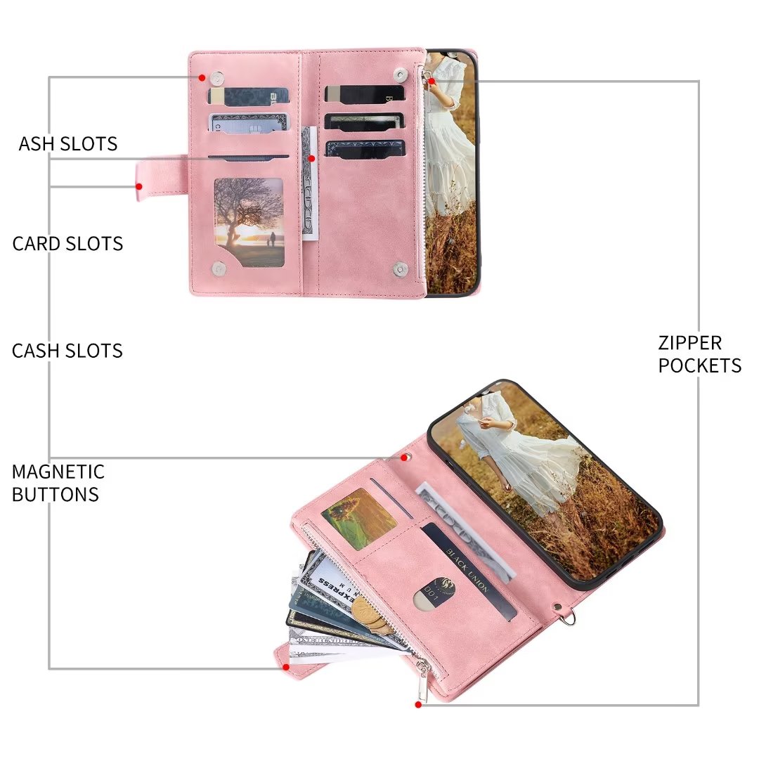 For MOTO One Action Fashion Sm – Leather Folio Wallet Case recenzja i cena