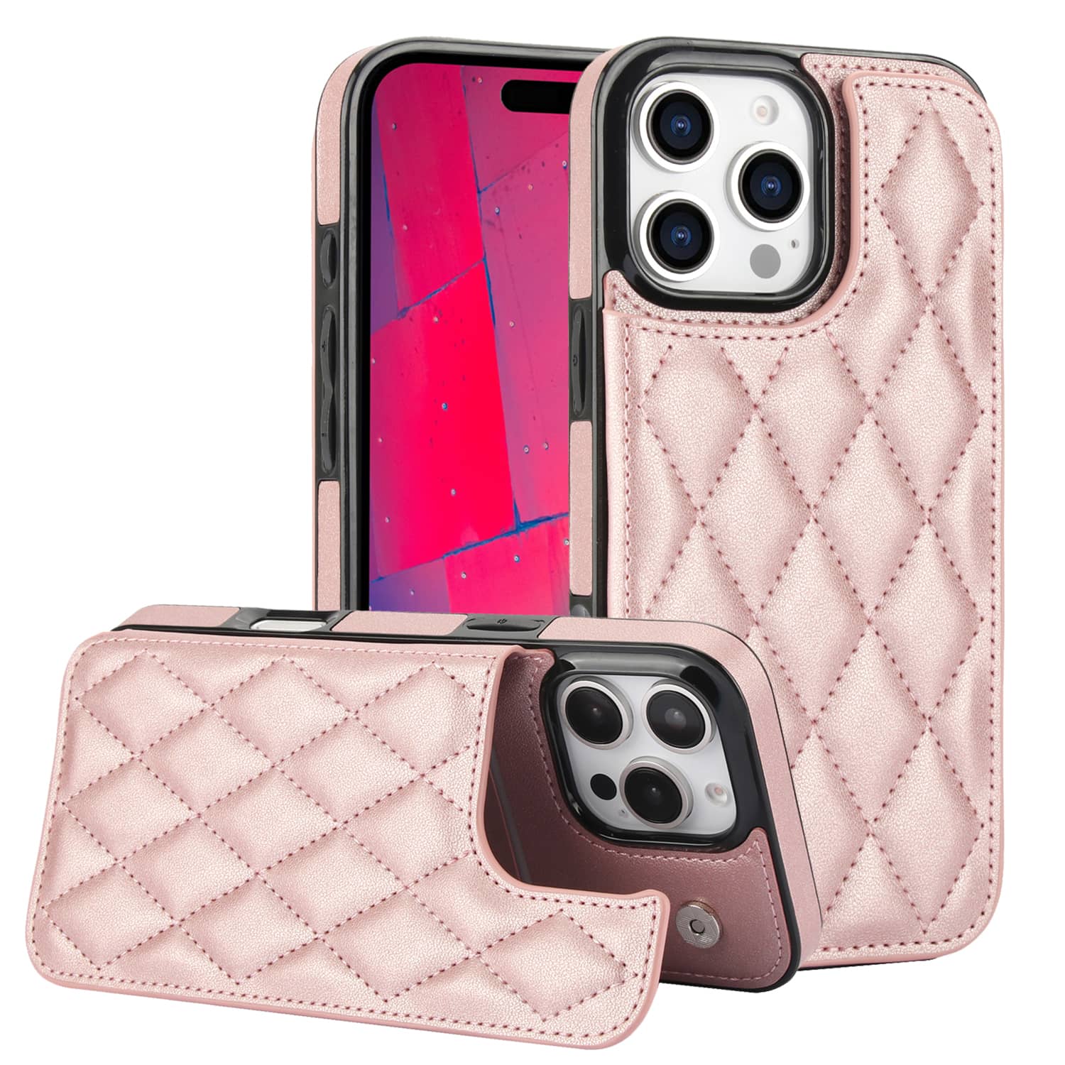 For iPhone 16 Pro Max iPhone 1 – Leather Folio Wallet Case recenzja i cena