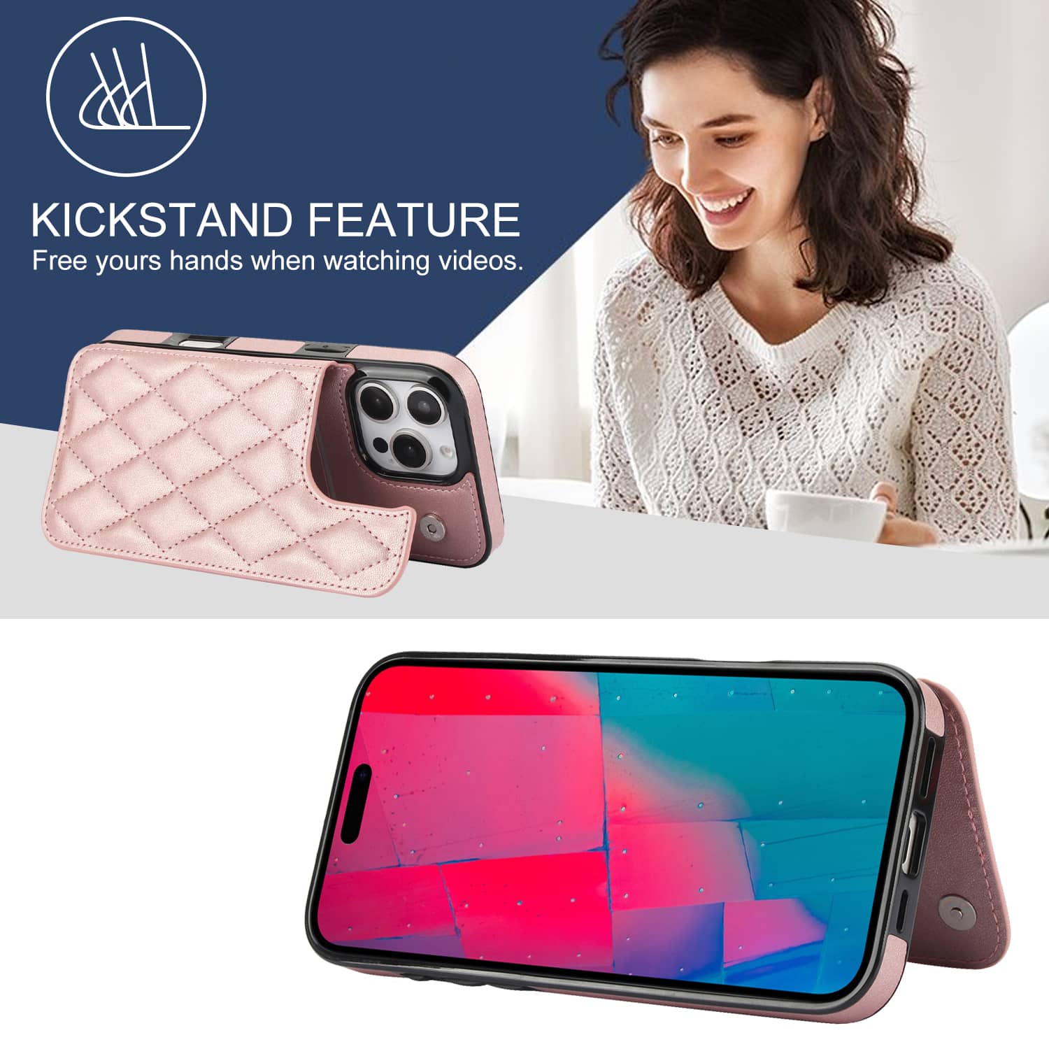 For iPhone 16 Pro Max iPhone 1 – Leather Folio Wallet Case recenzja i cena