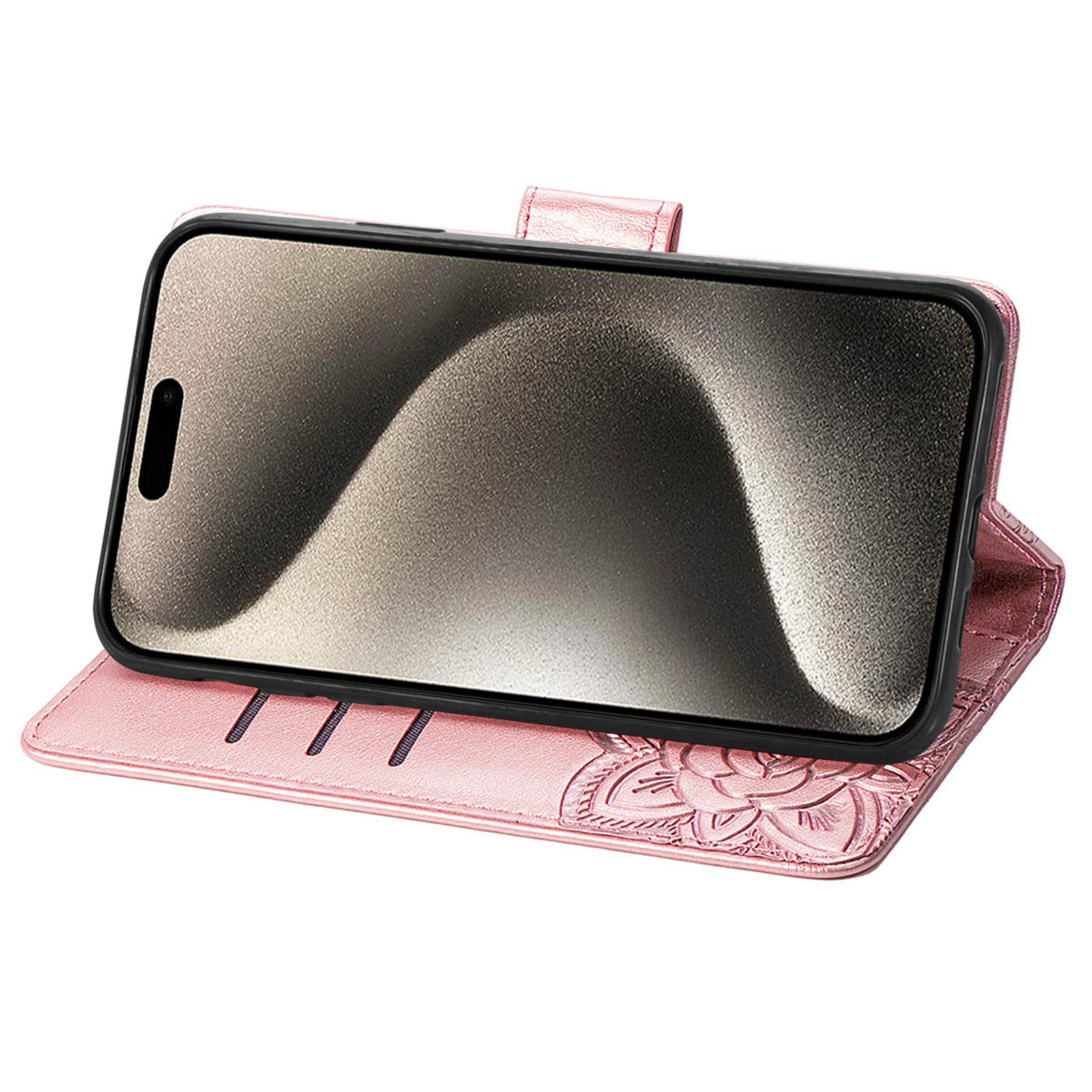Butterfly Embossed Leather Wal – Leather Folio Wallet Case recenzja i cena