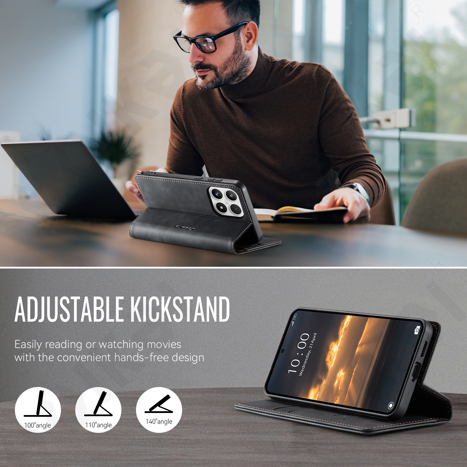 Case For Xiaomi 17 4G 5G Walle – Leather Folio Wallet Case recenzja i cena