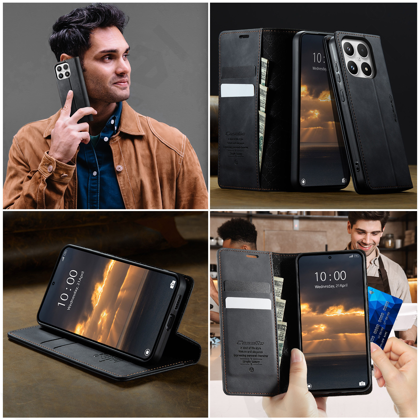 Case For Xiaomi 17 4G 5G Walle – Leather Folio Wallet Case recenzja i cena