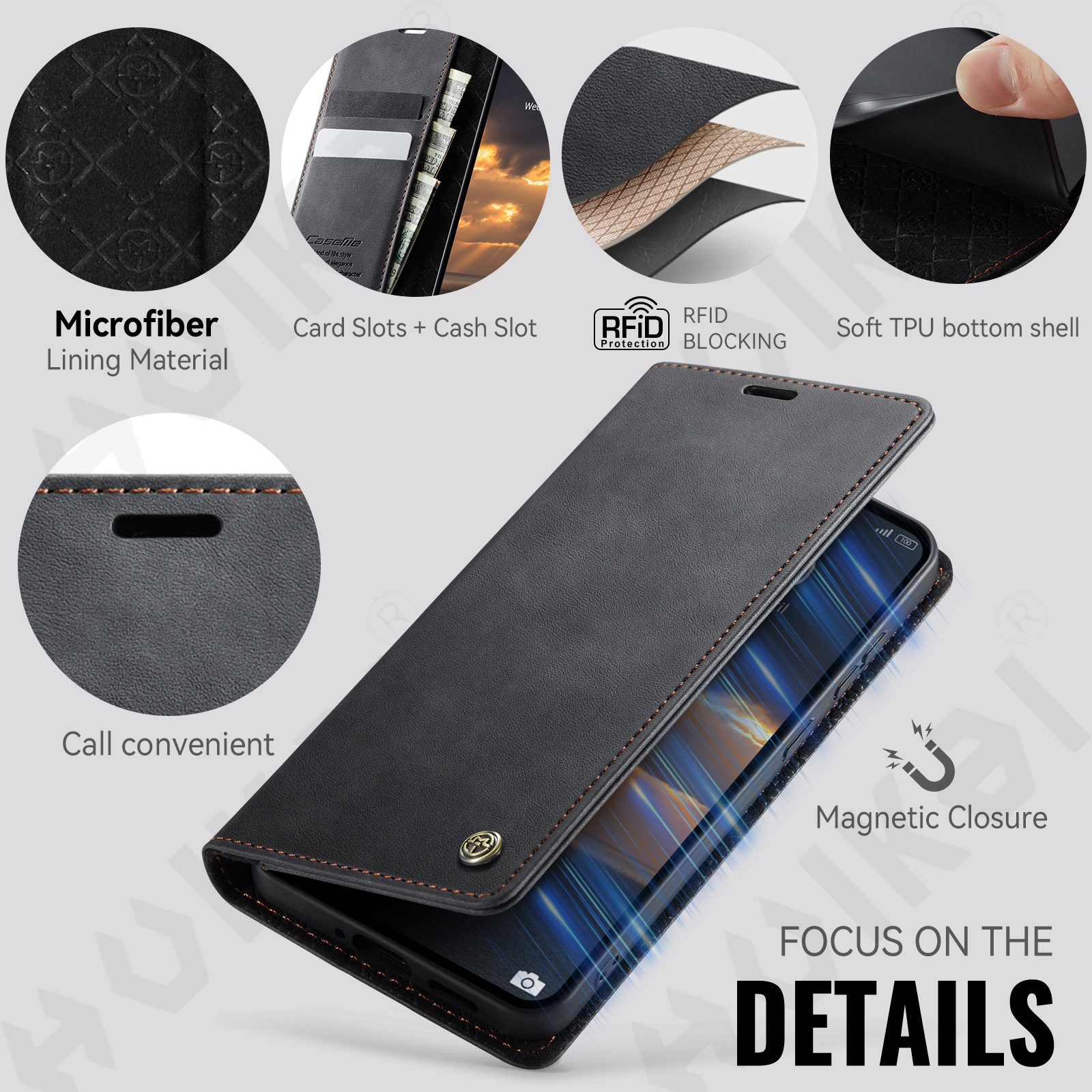 Case For Xiaomi 17 4G 5G Walle – Leather Folio Wallet Case recenzja i cena