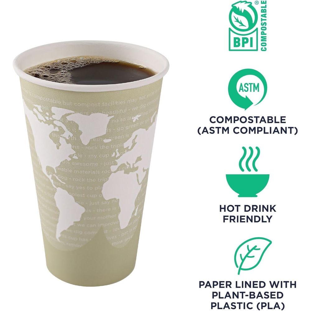 Large 16oz Biodegradable Coffe – Biodegradable Eco Case recenzja i cena